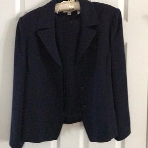 3 piece ladies navy blue suit.